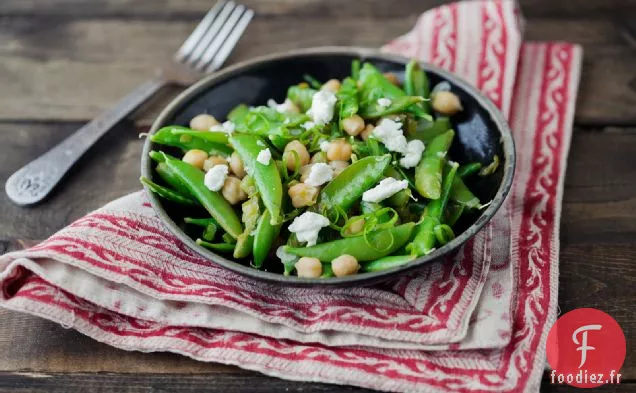 Pois Chiches Et Pois Chiches Au Citron Et À L'Aneth