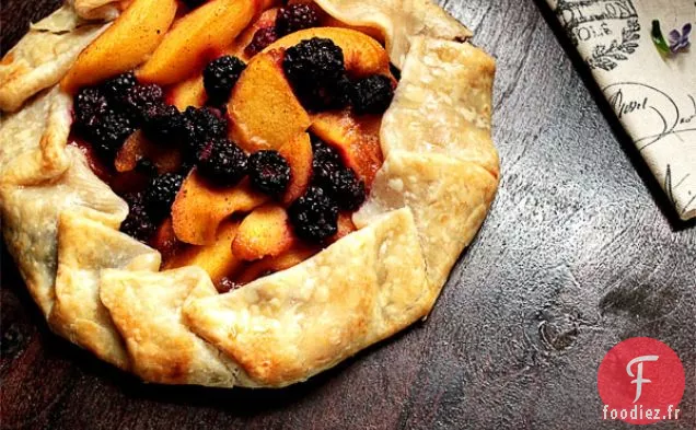 Galette de Mûres et de Pêches