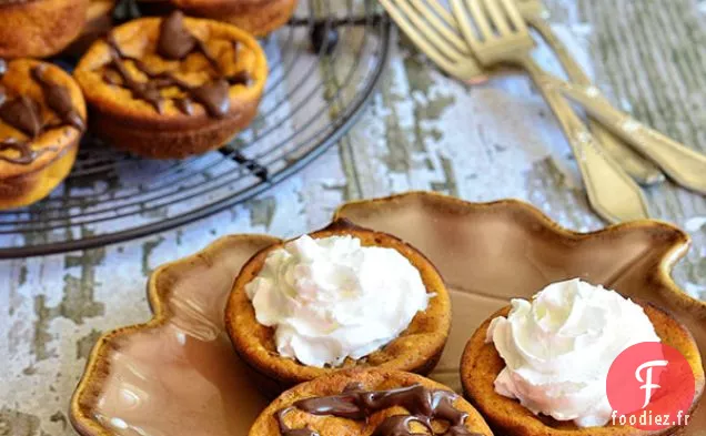 Mini Tarte à la citrouille À l'envers