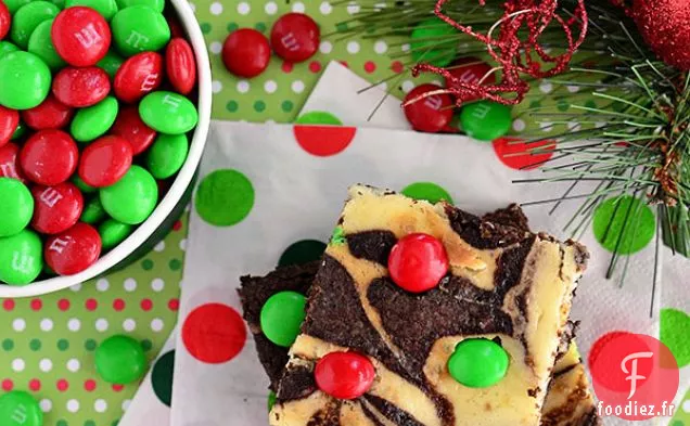 Brownies au Gâteau au Fromage Marbré