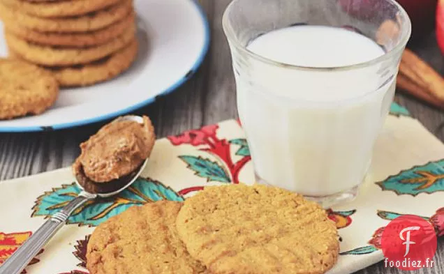 Biscuits au Beurre d'Arachide à la Cannelle Et aux Raisins Tourbillonnés
