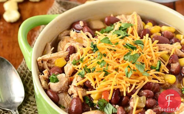 Chaudrée de Haricots au Chili au Poulet