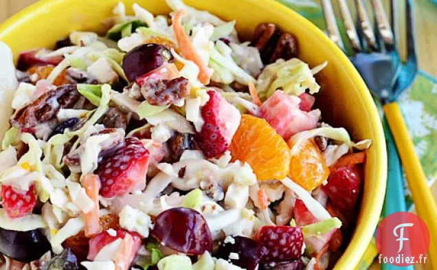 Salade de Fruits et Noix au Fromage Bleu