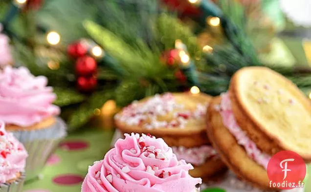 Cupcakes Vanille Menthe Poivrée