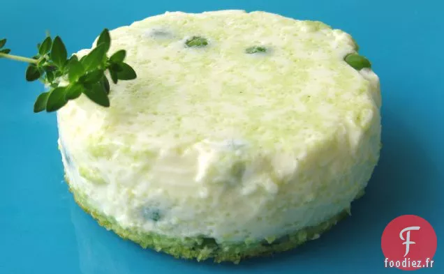 Flan De Pois De Printemps Et De Thym