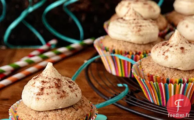 Cupcakes Snickerdoodle à la Cassonade et Crème au Beurre à la Cannelle