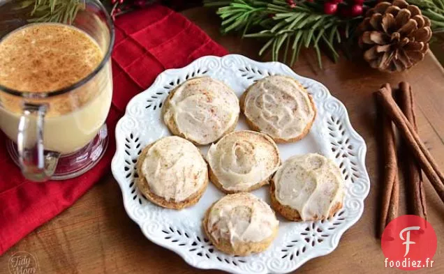 Biscuits au Lait de poule avec Glaçage au Lait de poule à la Crème au Beurre