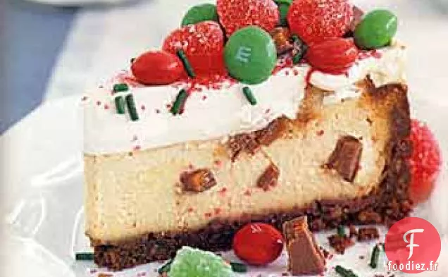 Gâteau au fromage de Noël avec Garniture de Caramel anglais