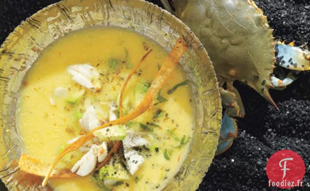 Soupe au Citron Vert et au Crabe