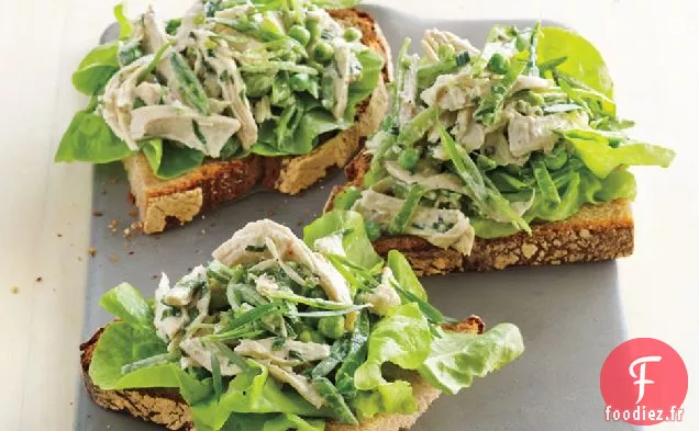 Salade de Poulet aux trois pois