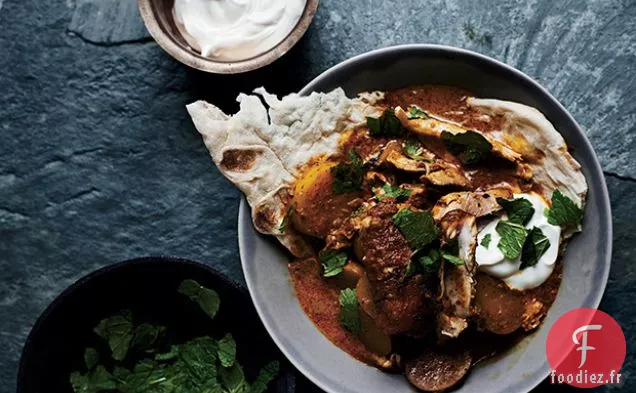 Poulet aux Épices Indiennes à la Tomate et à la Crème