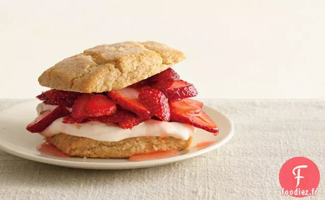 Sablés aux Fraises aux Amandes et à l'Avoine
