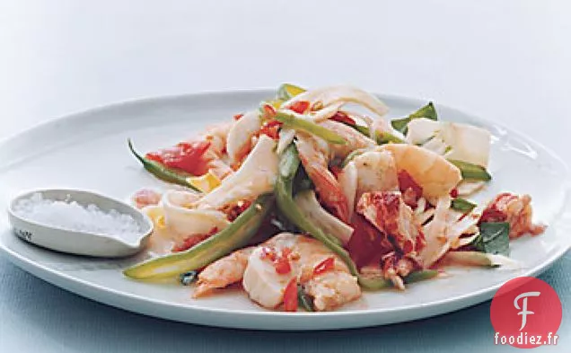 Salade de Fruits de Mer au Fenouil et Haricots Verts