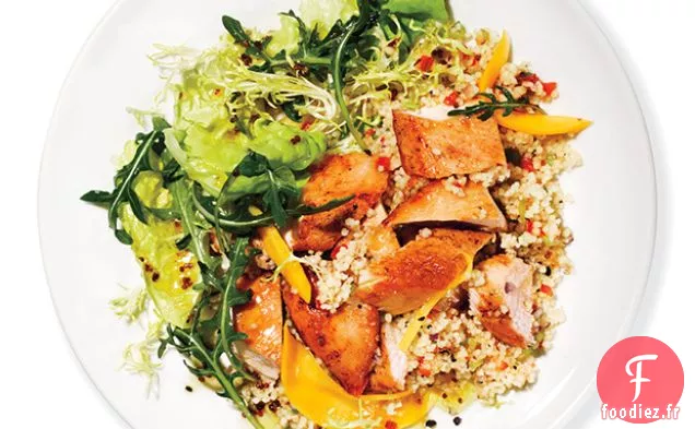 Salade de Poulet à la Mangue et Couscous