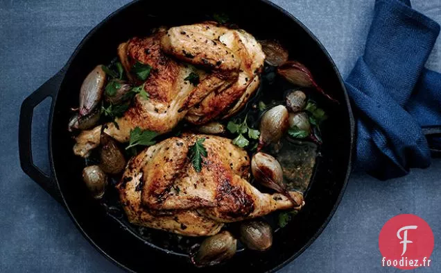 Poulet Croustillant aux Échalotes