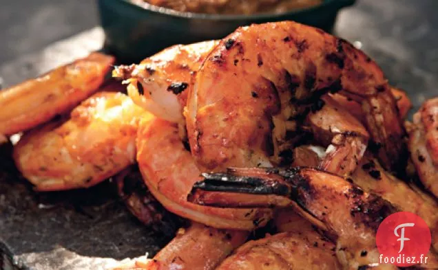 Crevettes grillées à la Citronnelle Ardente - Chile Sambal