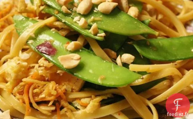 Nouilles D'Arachides Thaïlandaises Aux Petits Pois