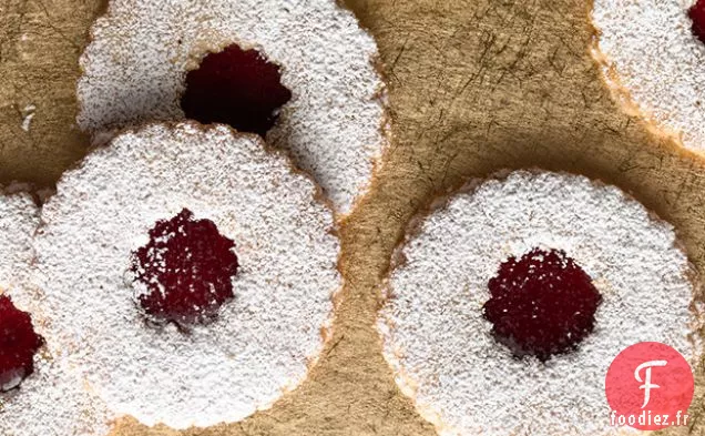 Biscuits Linzer Framboise-Amande