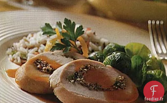 Roulade de Dinde Rôtie Au Four