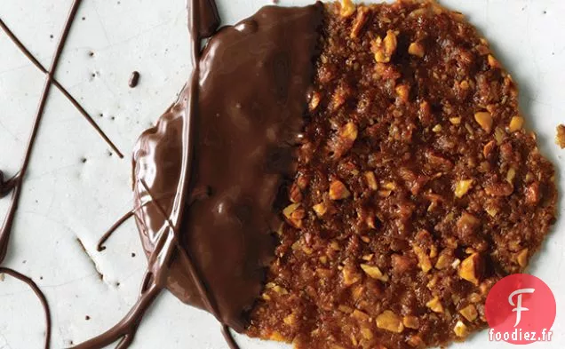 Biscuits à la Dentelle aux Amandes et à l'Avoine