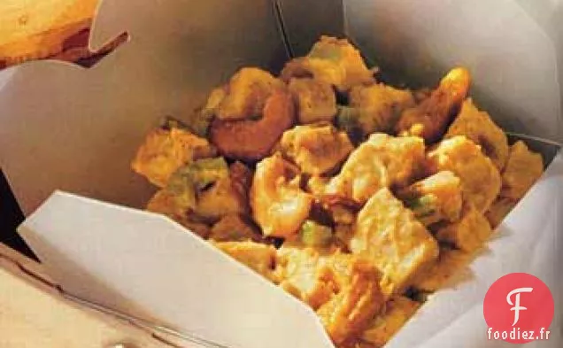 Salade de Dinde au Curry aux Noix de Cajou