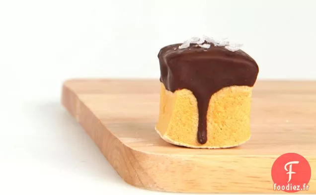 Guimauves Au Caramel Salé Trempées Au Chocolat