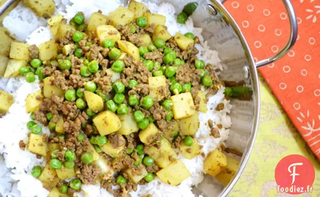 Boeuf Au Curry Aux Petits Pois