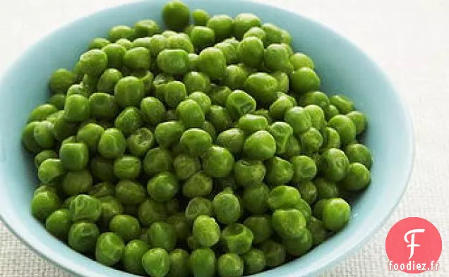 Petits Pois au Bacon Fumé Croustillant et à la Menthe