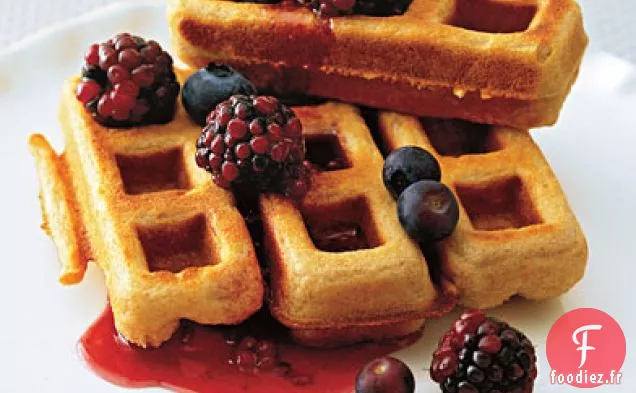 Gaufres Au Beurre d'Arachide De Blé Entier