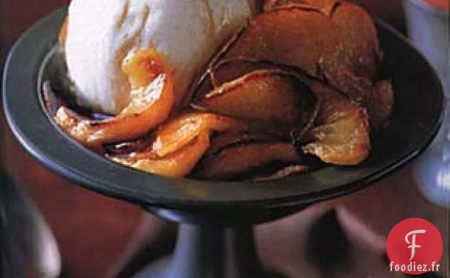Pommes Grillées sauce au Calvados à l'Érable