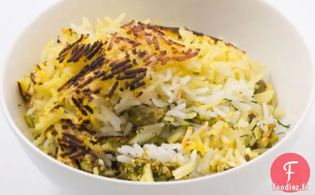 Polow (Riz Persan aux Pistaches et à l'Aneth)