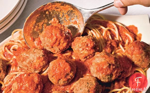 Spaghettis et Boulettes de Viande