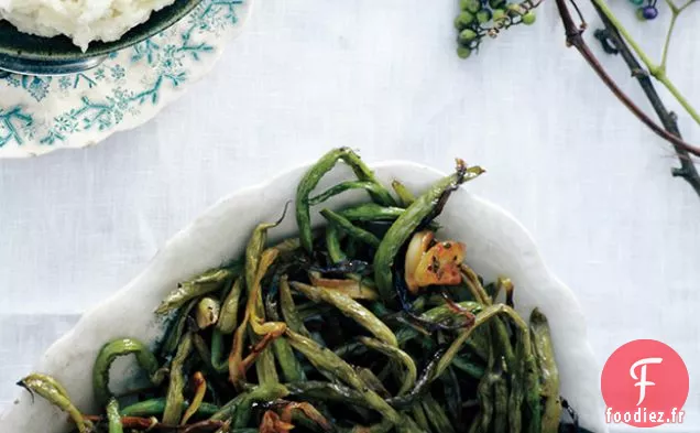 Haricots Verts Rôtis Lentement à la Sauge