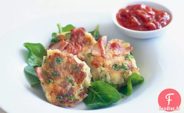 Beignets De Pois Et Jambon