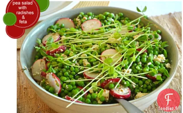 Salade De Pois Avec Radis Et Feta
