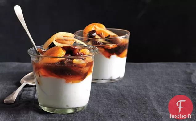 Compote de Fruits Secs au Sirop de Gingembre