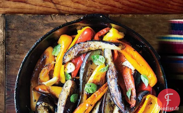 Poivrons Épicés et Aubergines