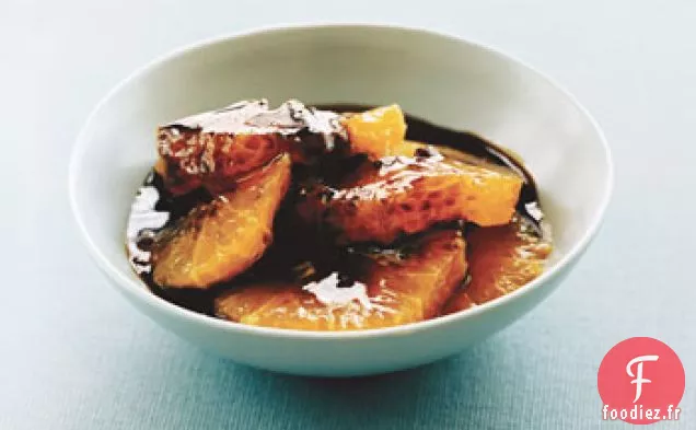 Oranges au Caramel Balsamique et Anis