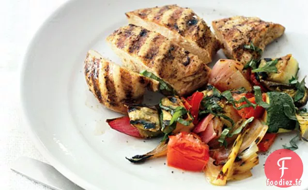 Poulet Grillé et Ratatouille