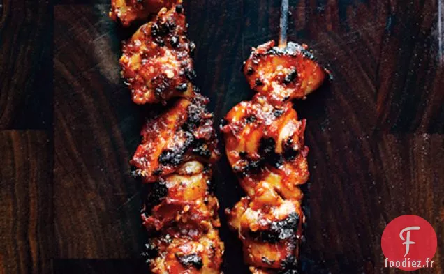 Brochettes de Poulet Sambal