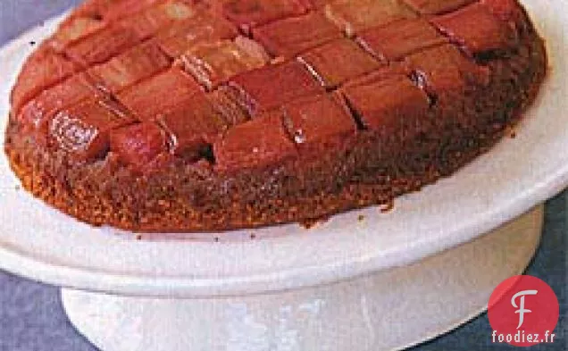 Gâteau à l'Envers à l'Anis de Rhubarbe