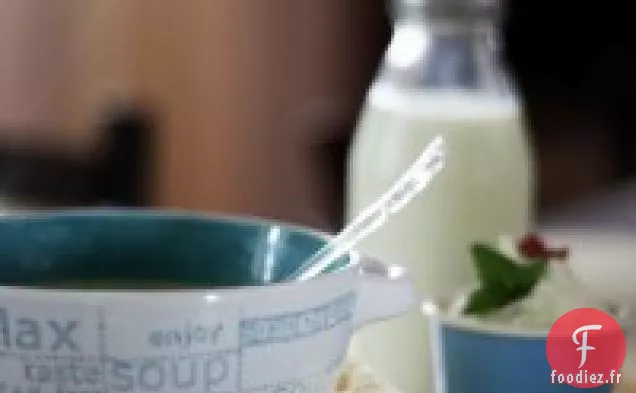 Soupe Aux Pois Et À La Menthe