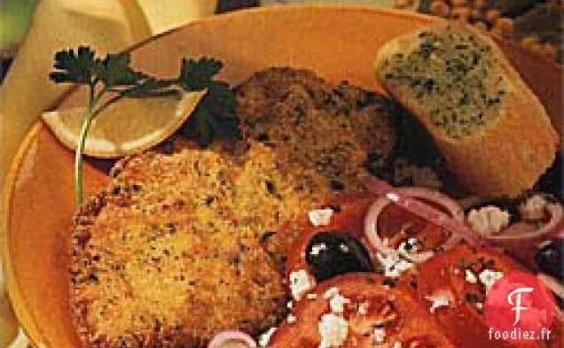 Poitrines De Poulet En Croûte De Semoule De Maïs