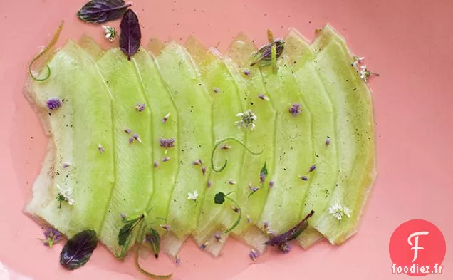 Carpaccio de Melon au Citron Vert