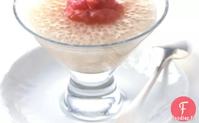 Tapioca chaud à la Rhubarbe