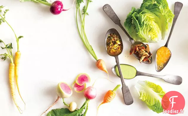 Vinaigrette au Bacon Chaud et aux Champignons