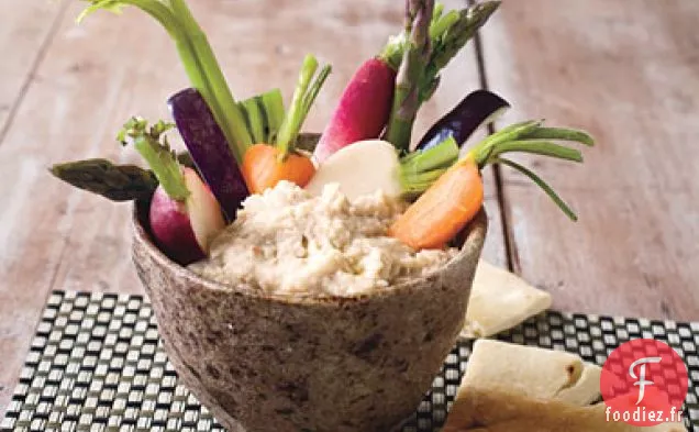 Trempette de Haricots Balsamiques avec des Légumes frais