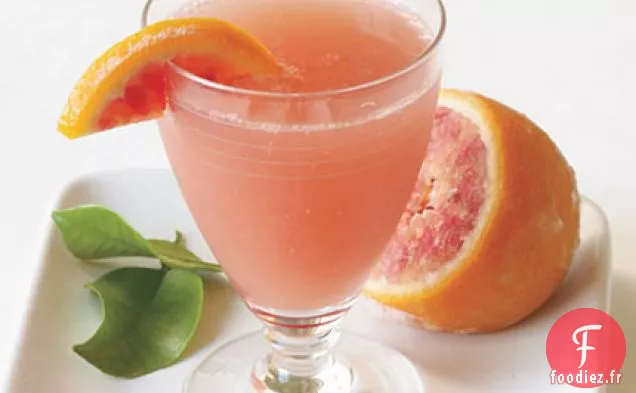 Cocktail au Champagne à l'Orange Sanguine