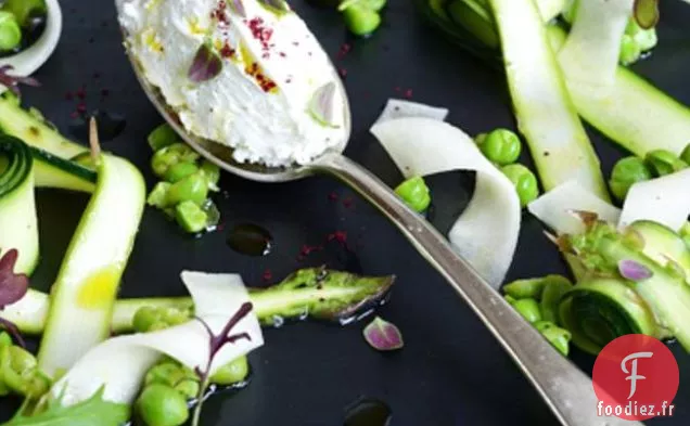 Salade d'Été au Caillé de Buffle Frais