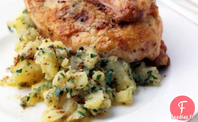 Poulet Rôti au Beurre Citron et Estragon